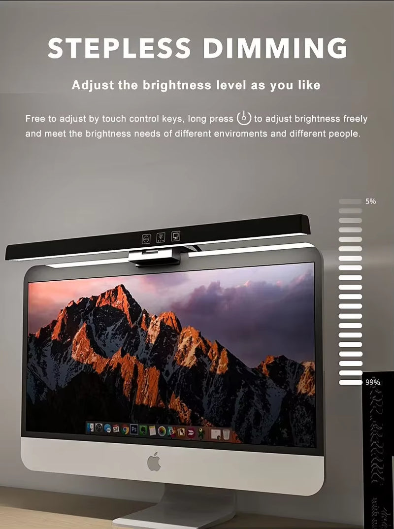 Monitor Light Bar – Eye-Care Screen Light, No Screen Glare