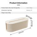 33X13.2X11Cm Cable Management Box Wire Junction Board Storage Box Hide Wires Power Strips Desk Cable Computer Organizer Box