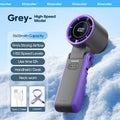 Portable High Speed Cooling Handheld Fan 3600Mah Rechargeable 100 Wind Speeds Adjustable Mini Foldable Air Cooling Turbo Fan