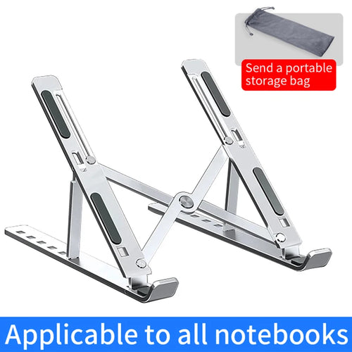 Nexova Aluminum Laptop Stand foldable silver